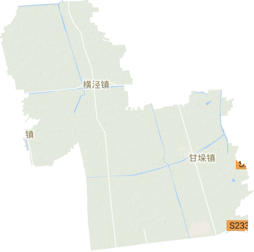 甘垛鎮地形圖