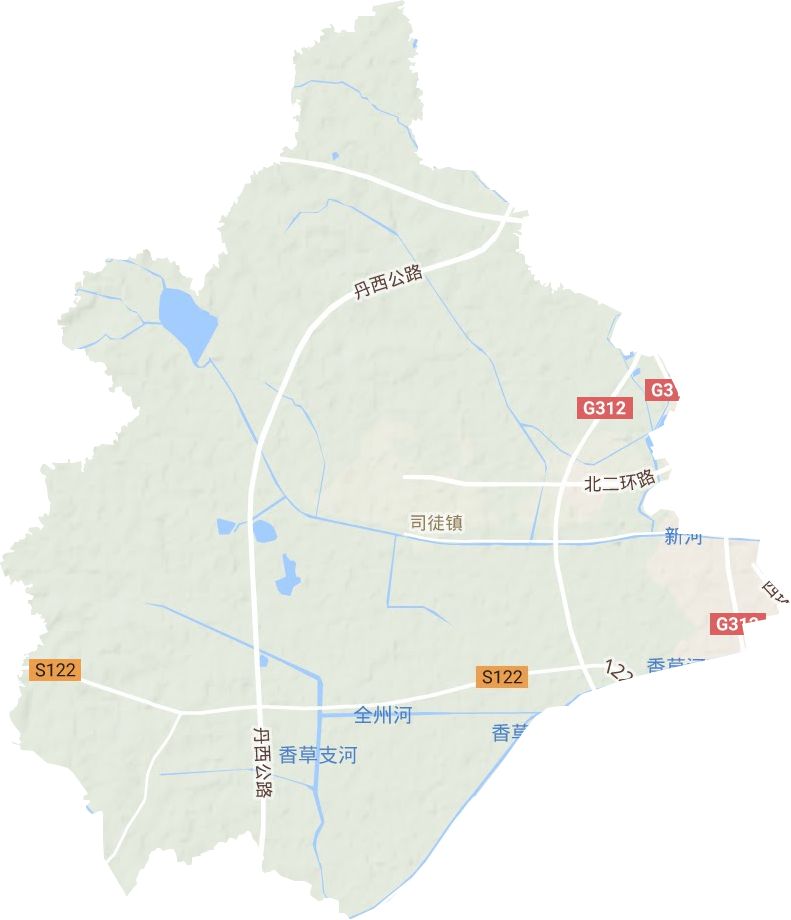 司徒鎮地形圖