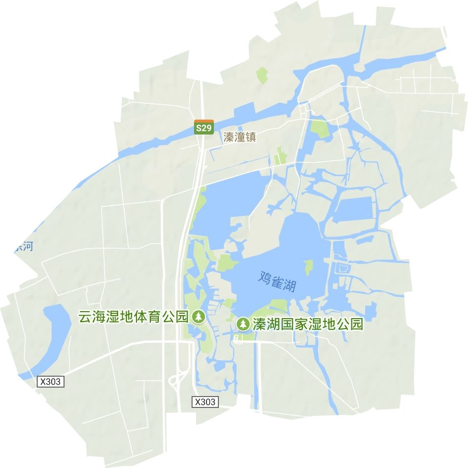 溱潼鎮地形圖