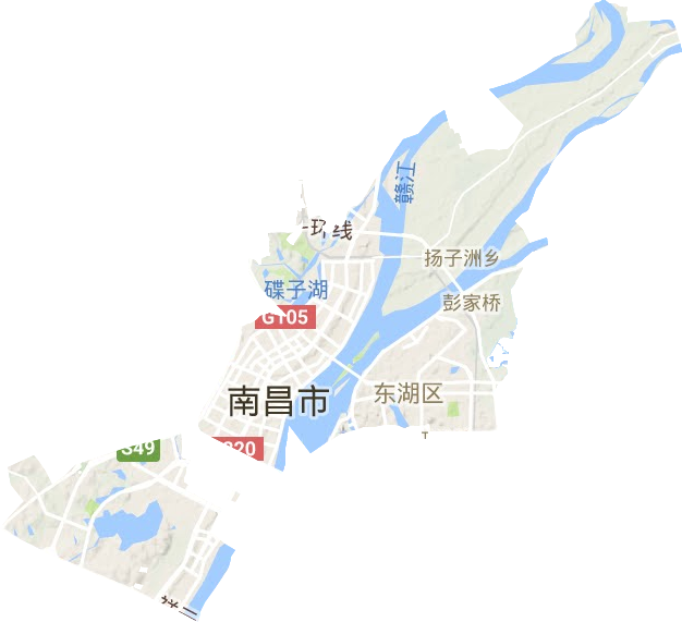 東湖區地形圖
