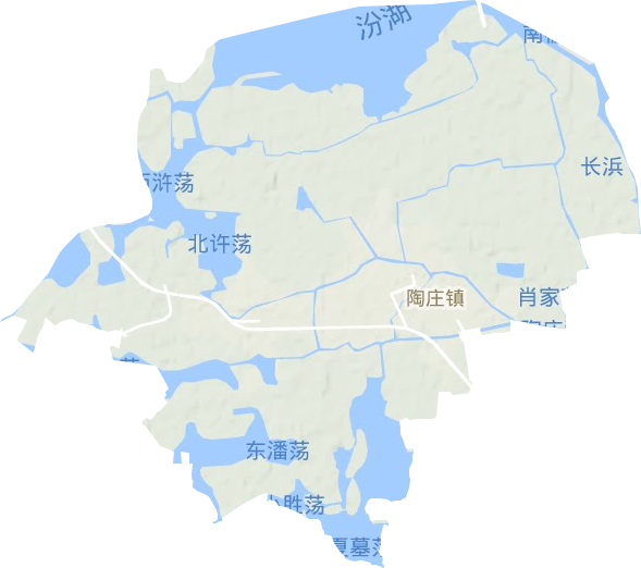 陶莊鎮地形圖