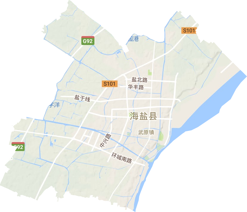 武原街道地形圖