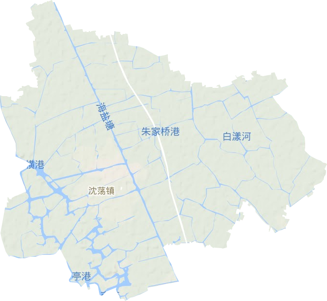 沈蕩鎮地形圖