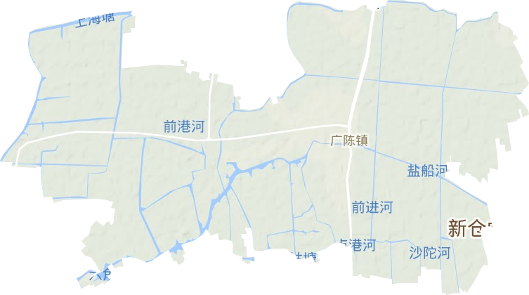廣陳鎮地形圖