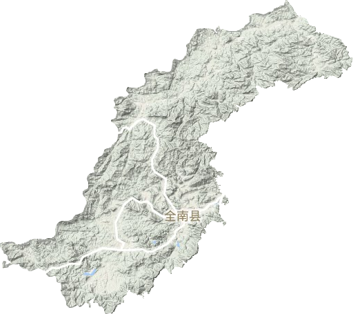 全南縣地形圖