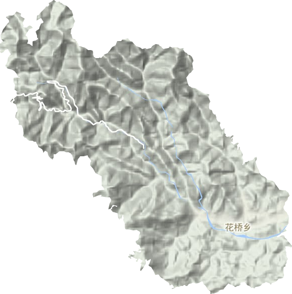 花橋鄉地形圖