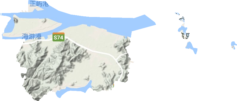 六敖鎮地形圖