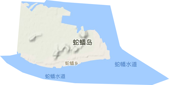 蛇蟠鄉(xiāng)地形圖