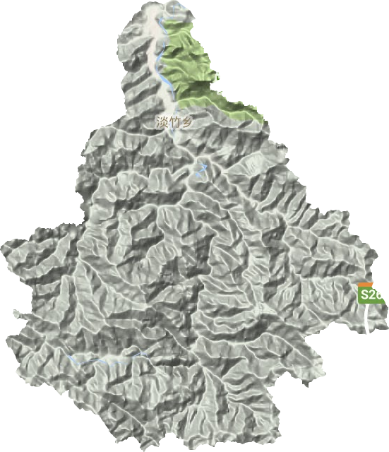 淡竹鄉地形圖