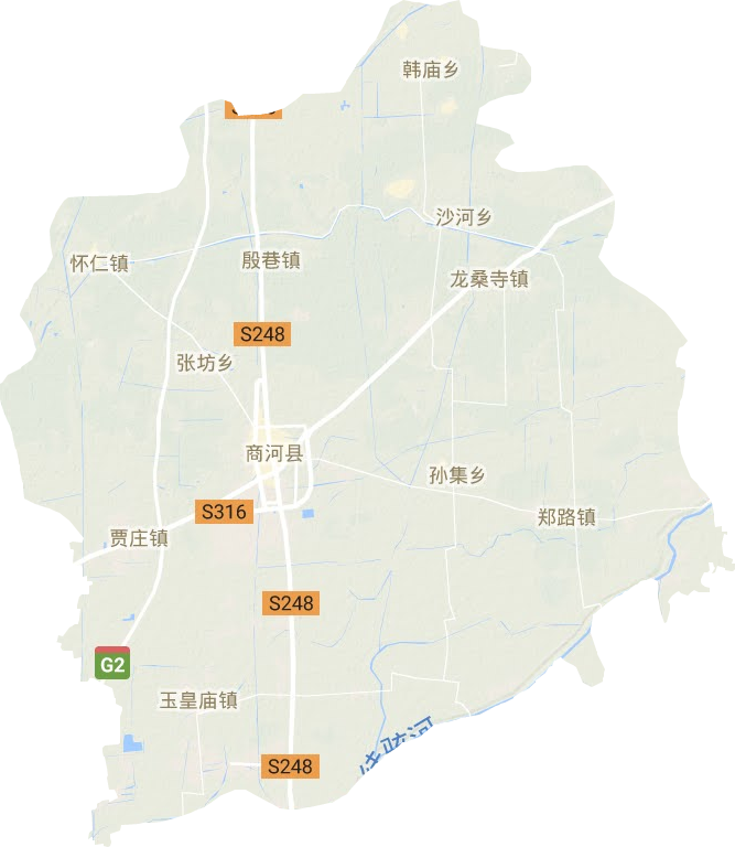 商河縣地形圖