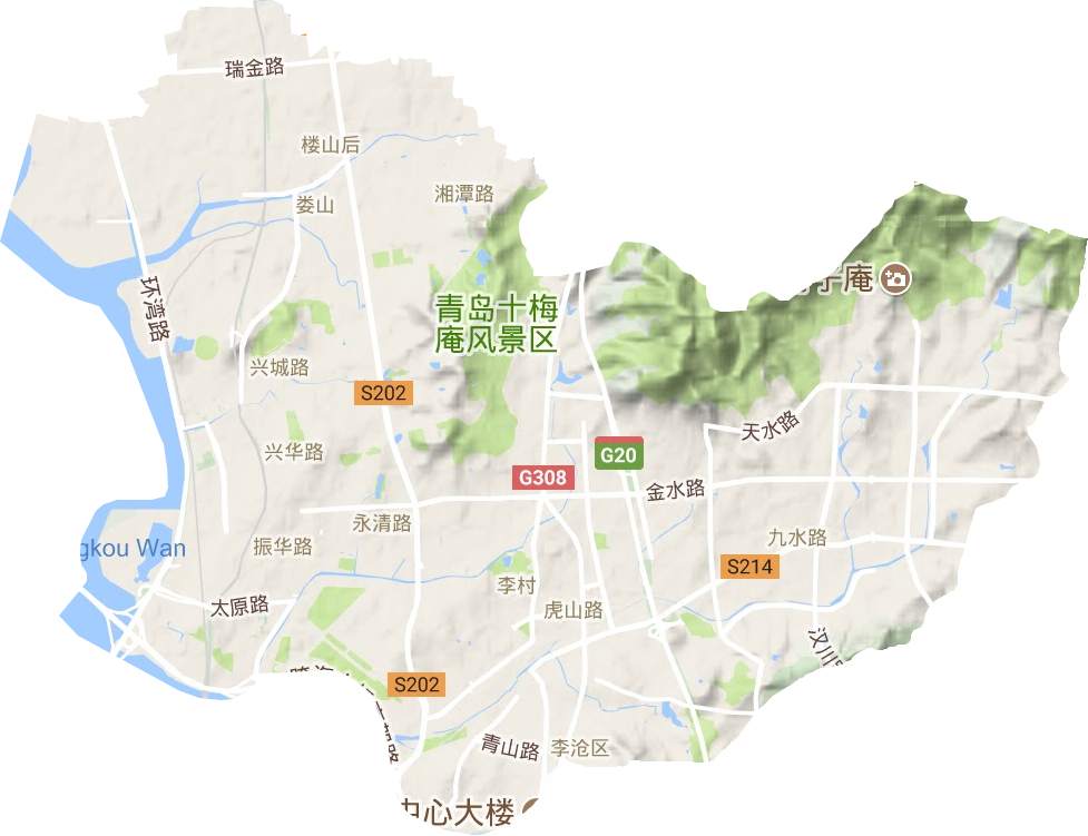 李滄區地形圖