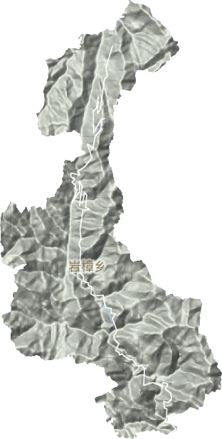 巖樟鄉地形圖