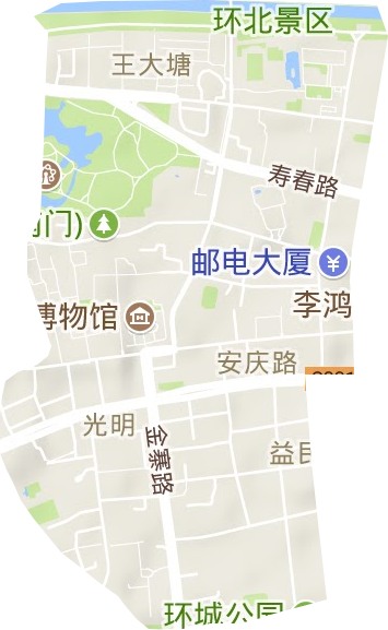 三孝口街道地形圖