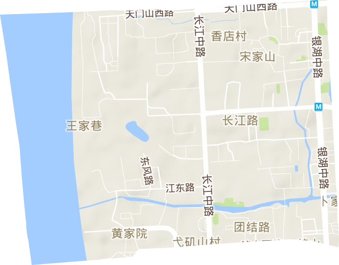 弋磯山公共服務中心地形圖