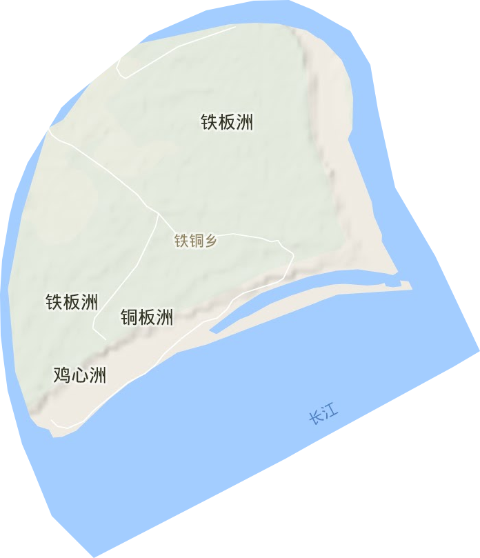 鐵銅鄉地形圖