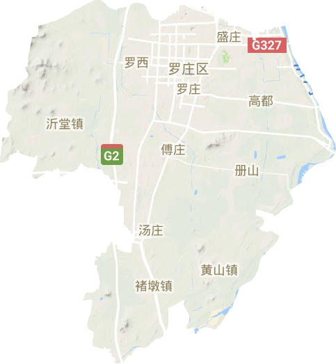羅莊區地形圖