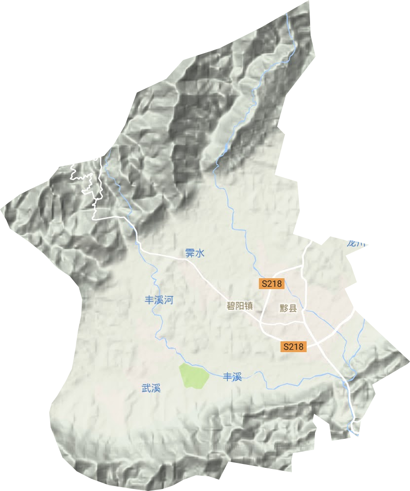 碧陽鎮地形圖