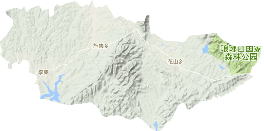 施集鎮地形圖
