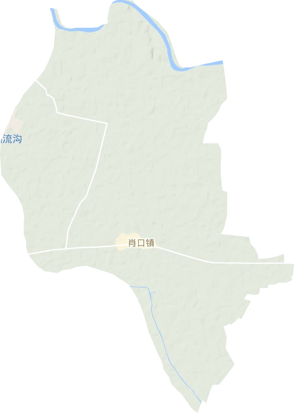 肖口鎮(zhèn)地形圖