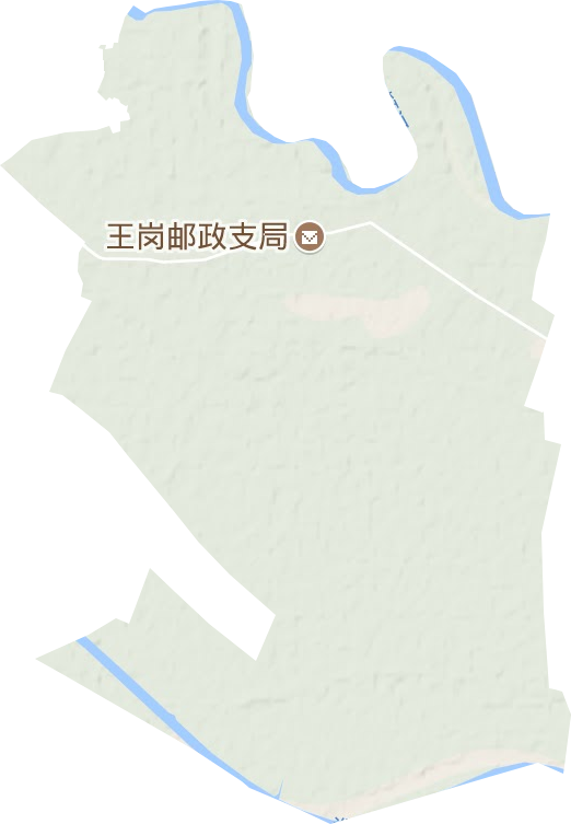 王崗鎮地形圖