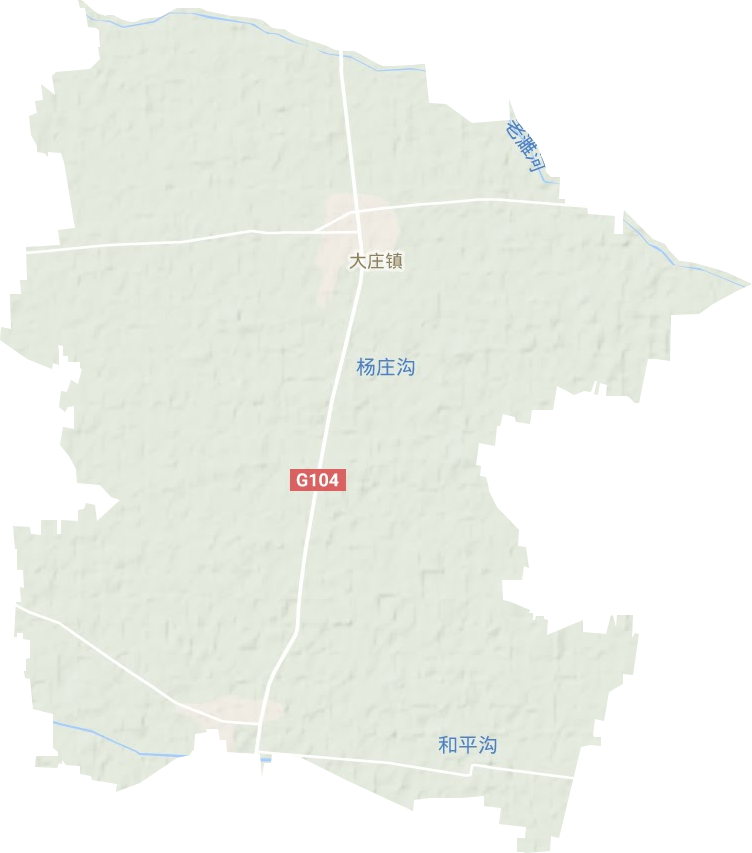 大莊鎮地形圖