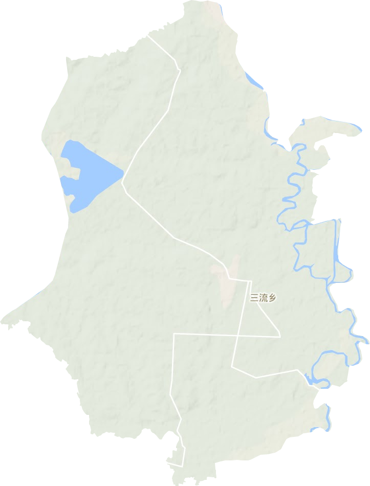 三流鄉(xiāng)地形圖
