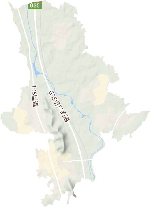 安徽霍邱經濟開發區地形圖