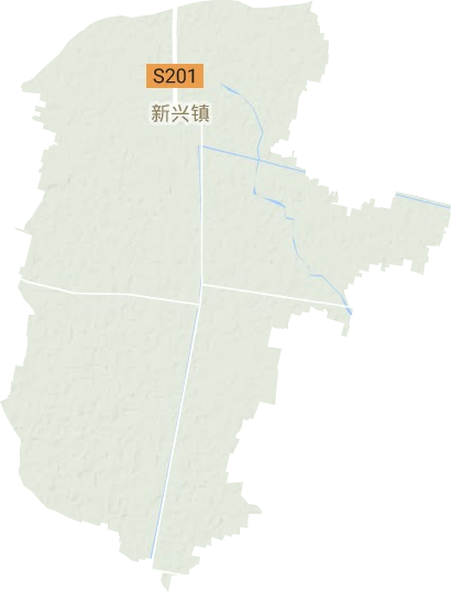 新興鎮地形圖