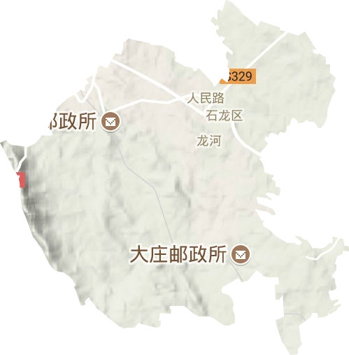 石龍區地形圖