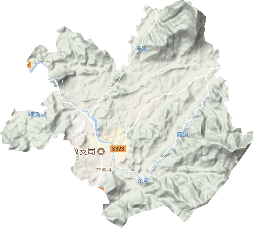 旌陽鎮地形圖