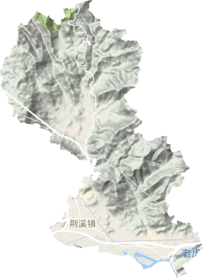 荊溪鎮地形圖