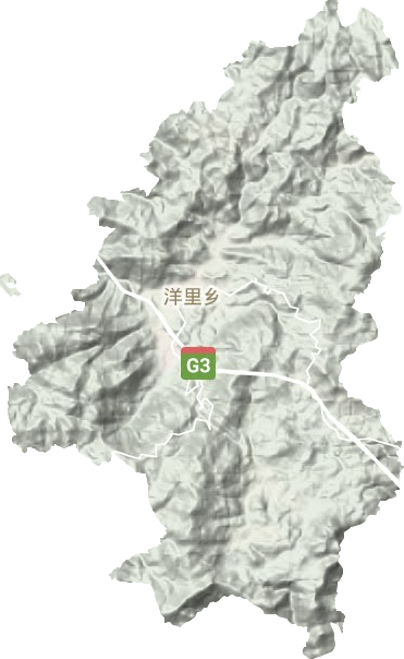 洋里鄉地形圖