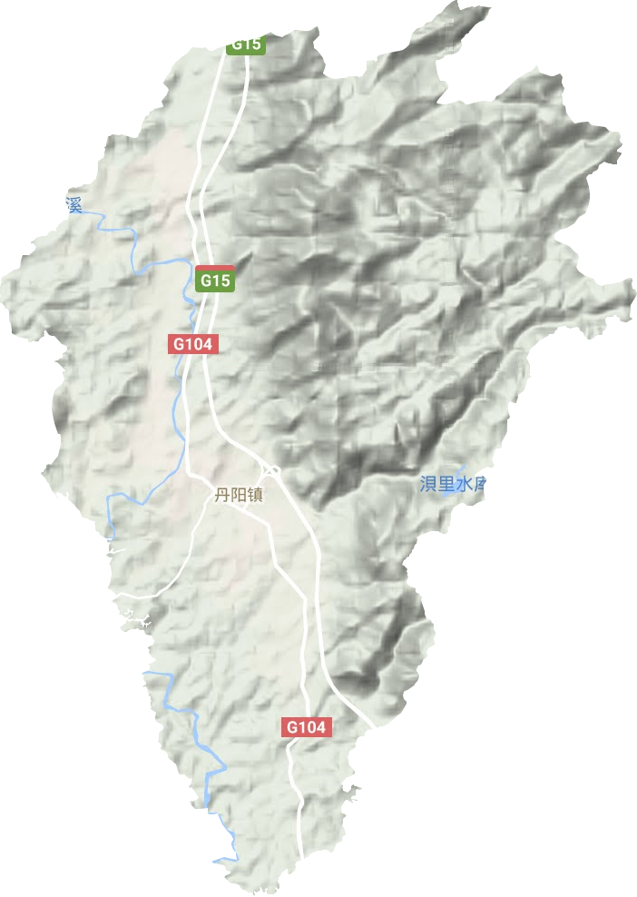 丹陽鎮地形圖