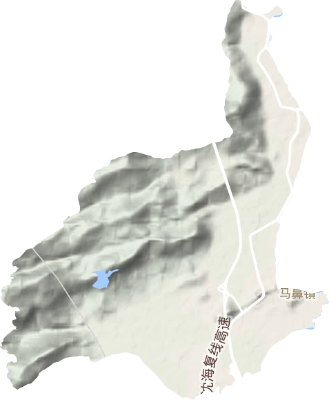 馬鼻鎮地形圖