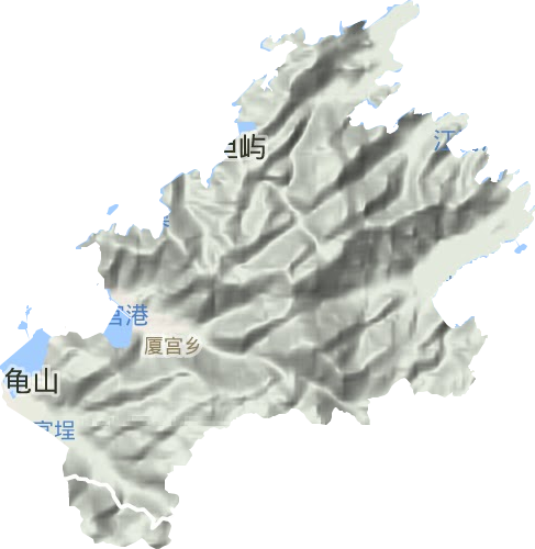 下宮鄉地形圖