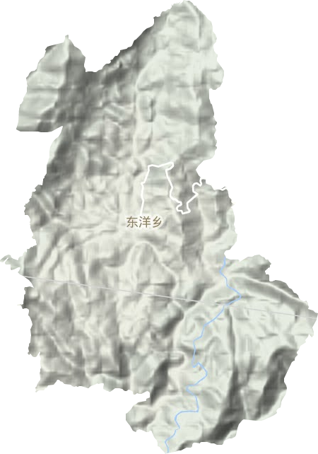 東洋鄉(xiāng)地形圖
