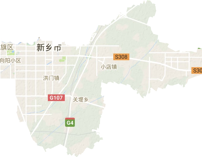 紅旗區(qū)地形圖