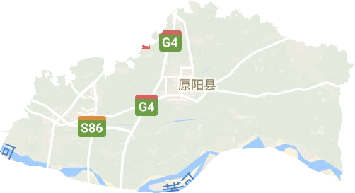 原陽縣地形圖