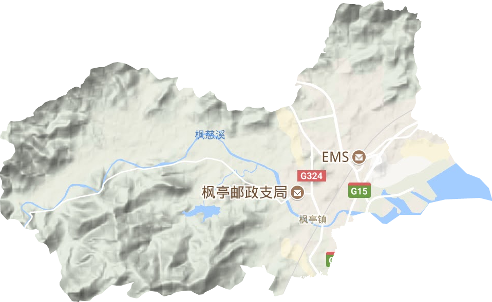 楓亭鎮地形圖