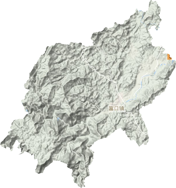 富口鎮地形圖