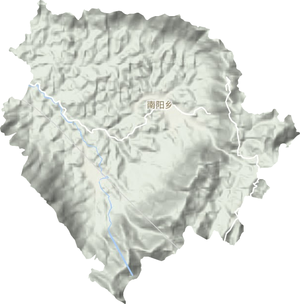 南陽鄉地形圖