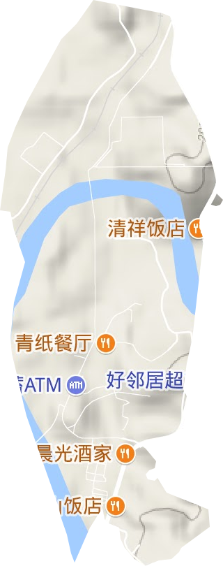 青山紙業(yè)工業(yè)區(qū)地形圖