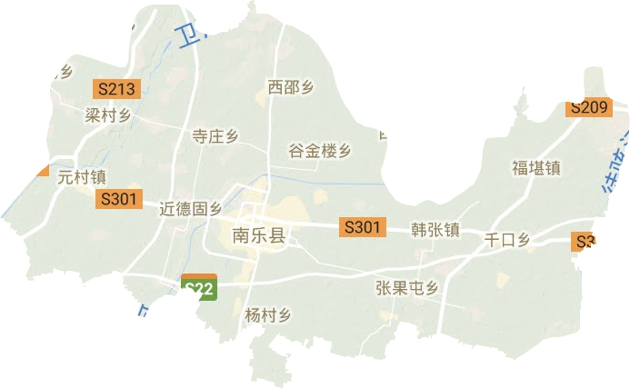 南樂縣地形圖