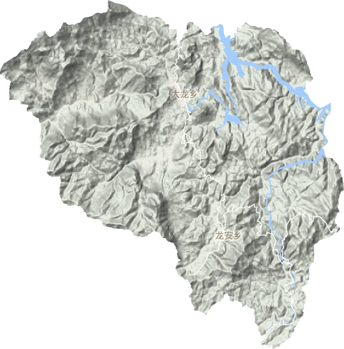 大龍鄉地形圖