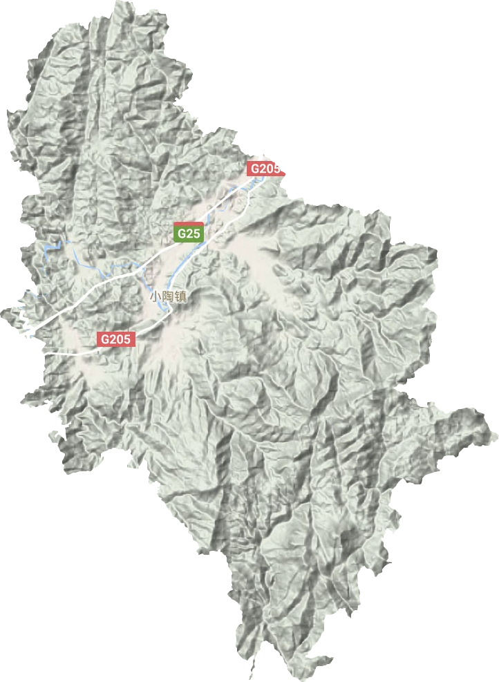 小陶鎮地形圖