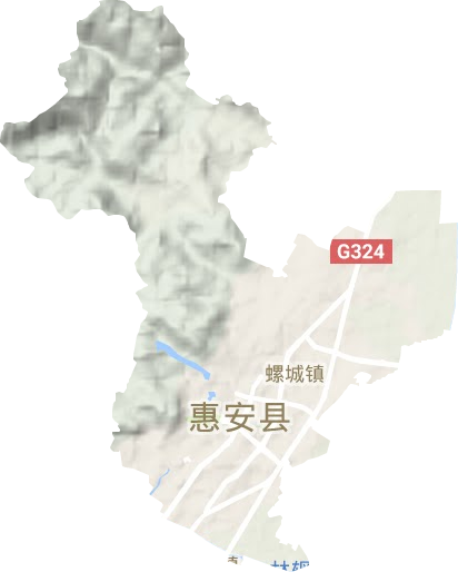 螺城鎮地形圖