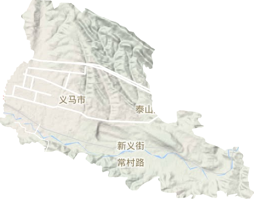 義馬市地形圖