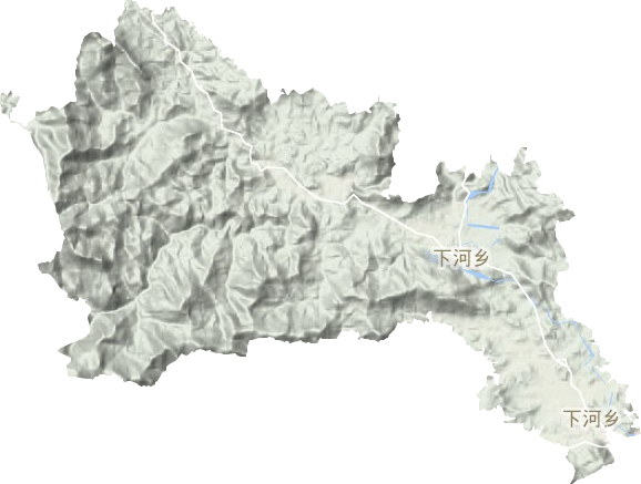 下河鄉地形圖