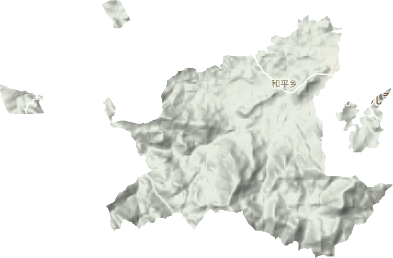 和平農場地形圖