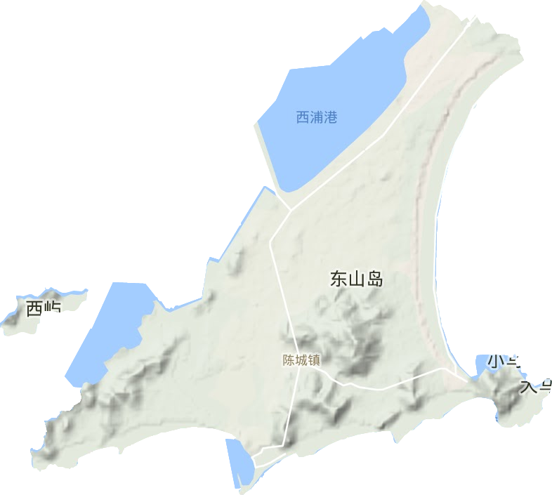 陳城鎮地形圖